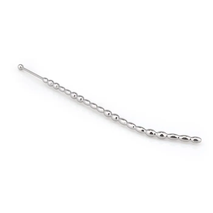 Vibrators | Fixxx - Urethrale Dilator met Bolletjes - Lengte 26 cm - Diameter 6-8 mm - RVS - Zilver - Fixxx Vibrators | Fixxx - Urethrale Dilator met Bolletjes - Lengte 26 cm - Diameter 6-8 mm - RVS - Zilver - Fixxx