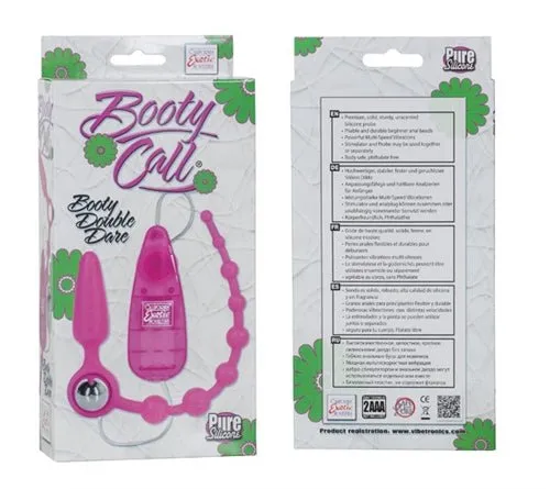 CalExotics Vibrators | Booty Call Double Dare Pink