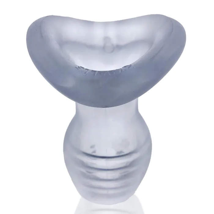 Dildos | OXBALLS Glowhole-2 Buttplug W/ Led Insert Large Clear Frost