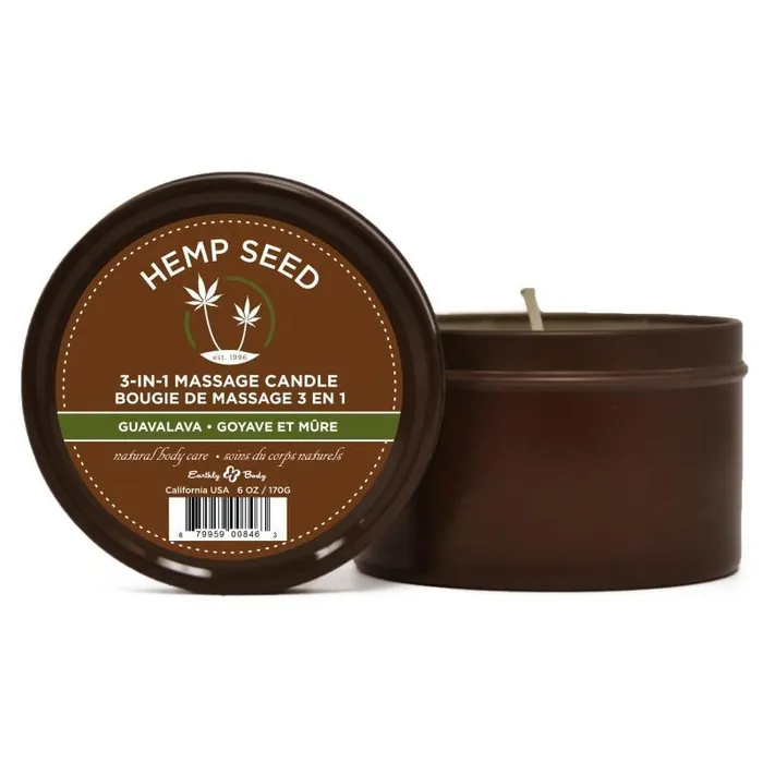 Earthly Body 3 in 1 Guavalava Suntouched Candle With Hemp 6.8 Oz - Hemp Seed | Female Sex Toys Earthly Body 3 in 1 Guavalava Suntouched Candle With Hemp 6.8 Oz - Hemp Seed | Female Sex Toys