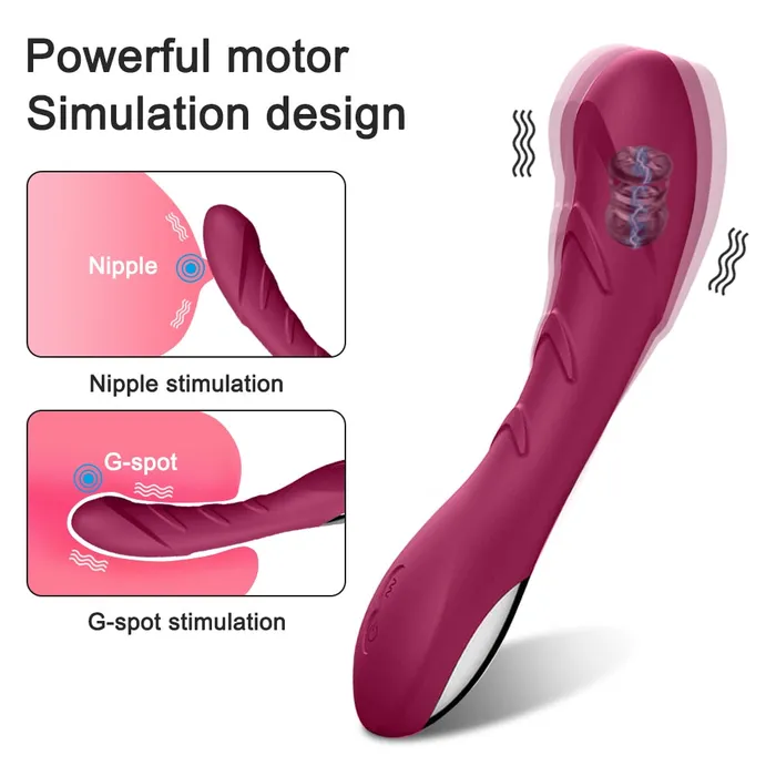 Female Sex Toys 12 Powerful Mode G Spot Dildo Vibrator Lusty Age