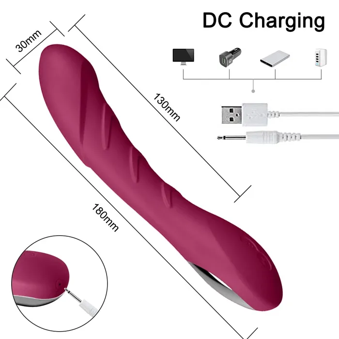 Female Sex Toys | 12 Powerful Mode G Spot Dildo Vibrator - Lusty Age