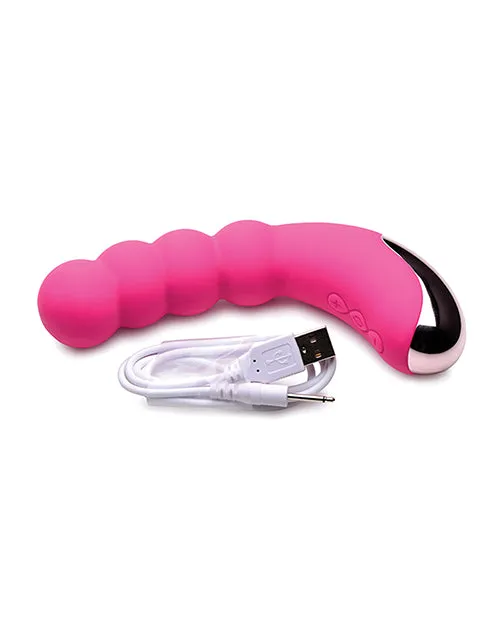 Female Sex Toys | Gossip Silicone Beaded G-Spot Rechargeable Vibrator - CURVE NOVELTIES