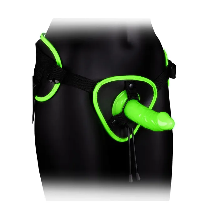 Female Sex Toys Shots Toys OUCH Glow In The Dark Strapon Harnessou764glo