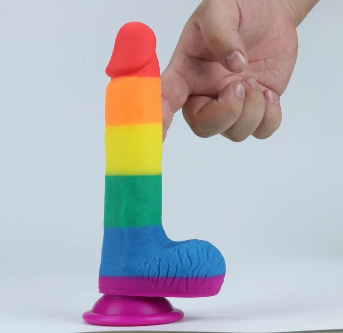 Get Lucky Real Skin - Pride 7.5 Inch | Voodoo Toys Dildos