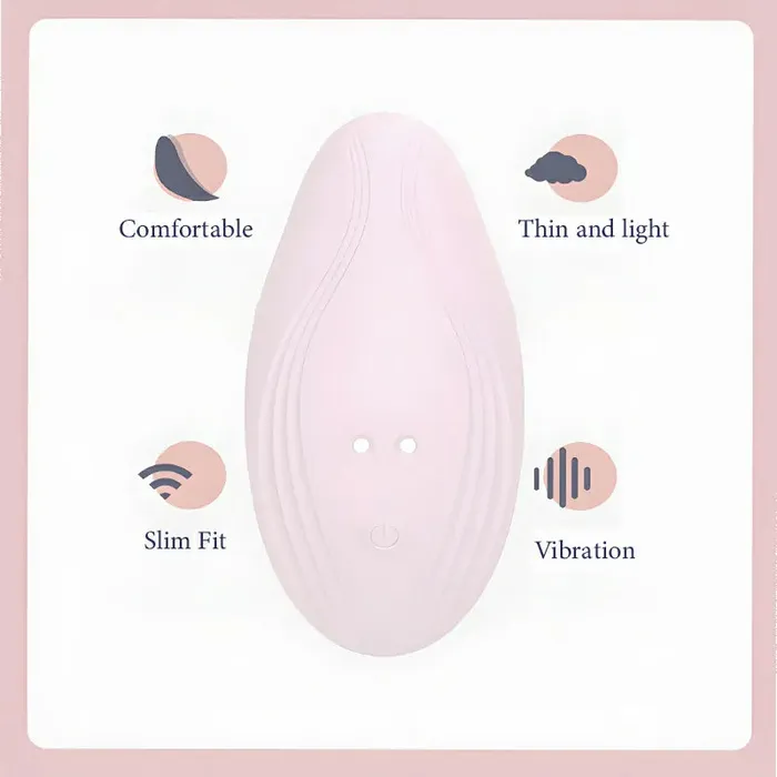 Lovetoyshub Female Sex Toys | Slim Remote Control Panty Vibrator With 10 Vibration Modes