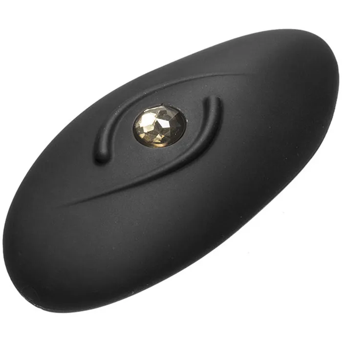 Body Bling Clit Caress MiniVibe in Second Skin Silicone Silver Doc Johnson Female Sex Toys