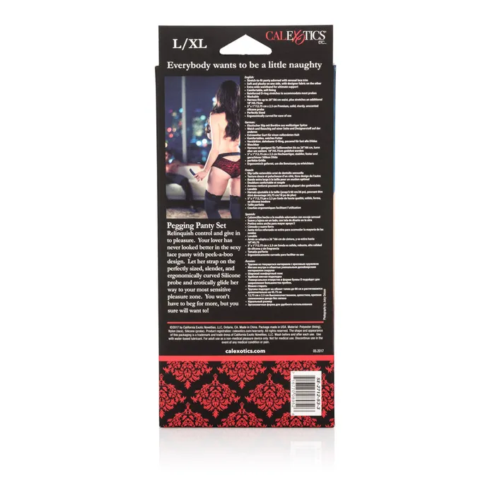 California Exotic Female Sex Toys Scandal Pegging Panty Lxl