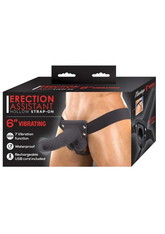 Erection Assistant Female Sex Toys Erection Assistant Hollow Vibrating StrapOn