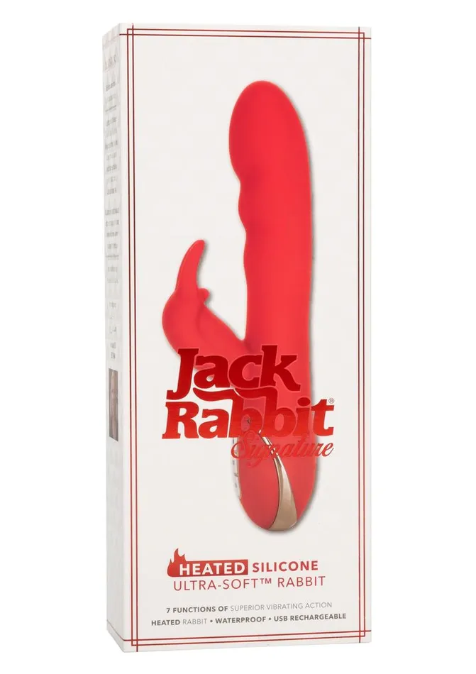 Female Sex Toys Jack Rabbit Signature Heated Silicone UltraSoft Rabbit Rechargeable Vibrator Jack Rabbit