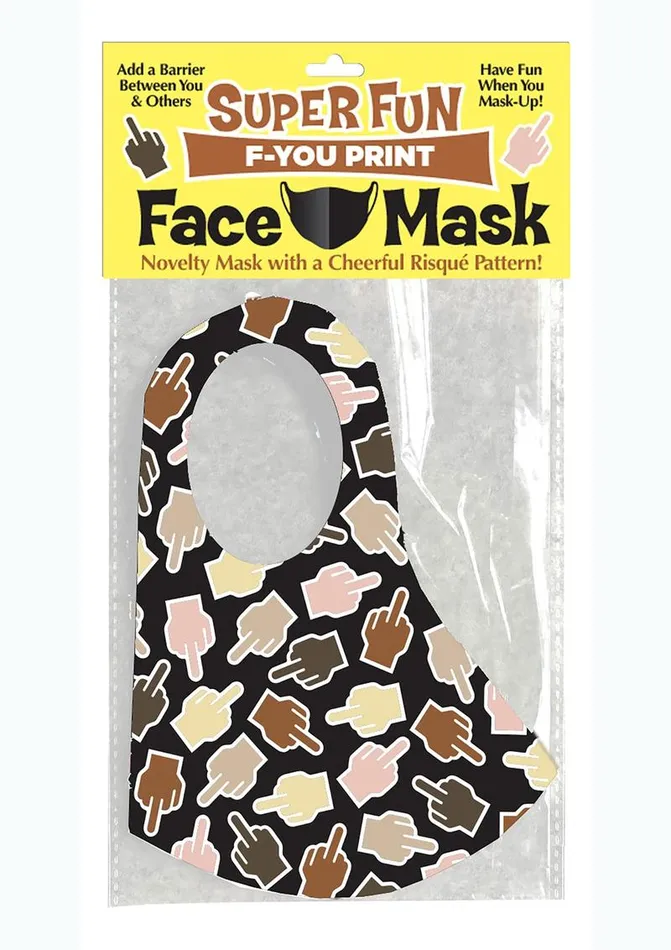 Female Sex Toys Super Fun F U Finger Mask Candyprints Party