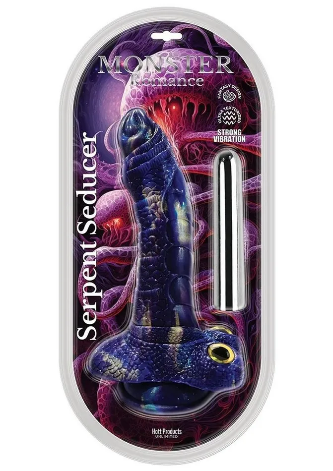 Hott Products Female Sex Toys Monster Romance Serpent Seducer Rechargeable Silicone Dong