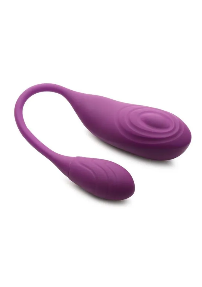 Inmi Slim Pulse Rechargeable Silicone 7x Pulsing Clit Stimulator and Vibrating Egg Inmi Female Sex Toys