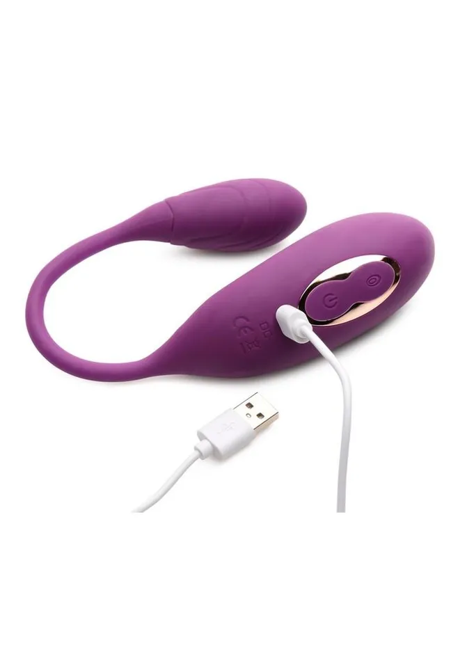 Inmi Slim Pulse Rechargeable Silicone 7x Pulsing Clit Stimulator and Vibrating Egg Inmi Female Sex Toys