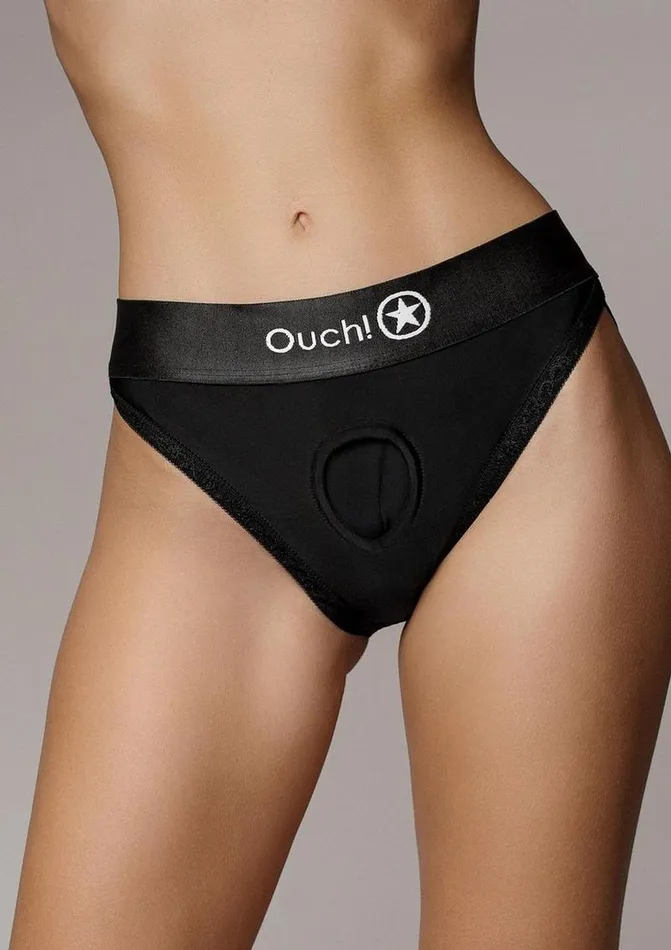 Ouch Vibrating StrapOn Hipster Rechargeable Ouch Female Sex Toys