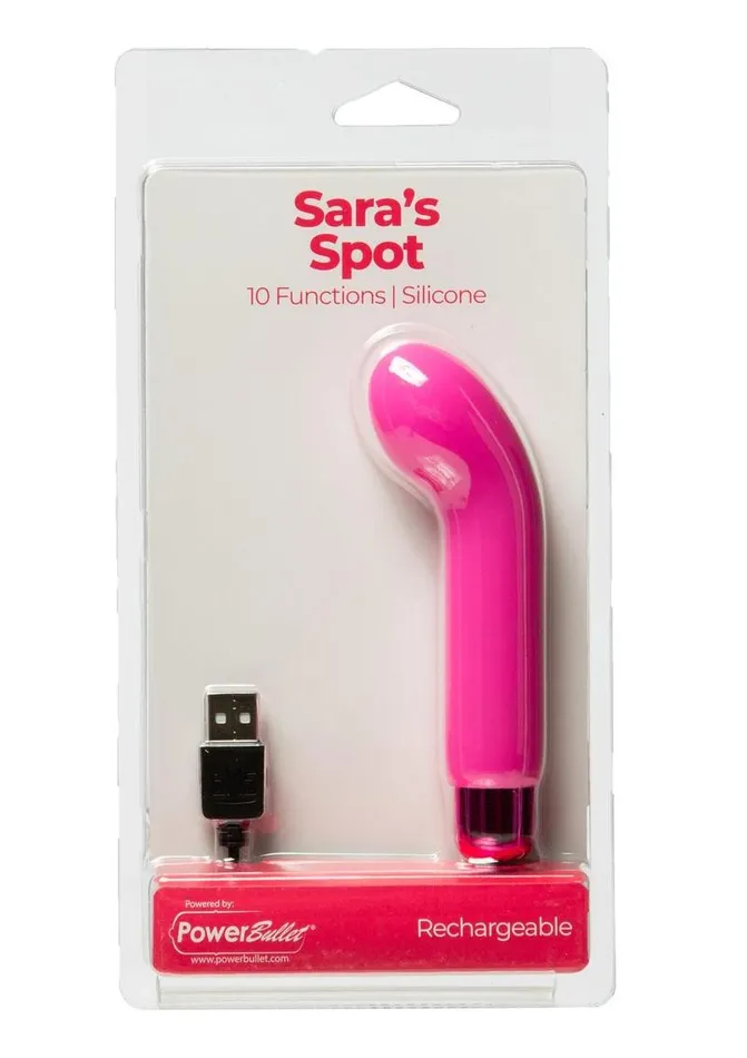 Powerbullet Female Sex Toys Powerbullet Saras Spot 10 Function Rechargeable Silicone Vibrating Bullet