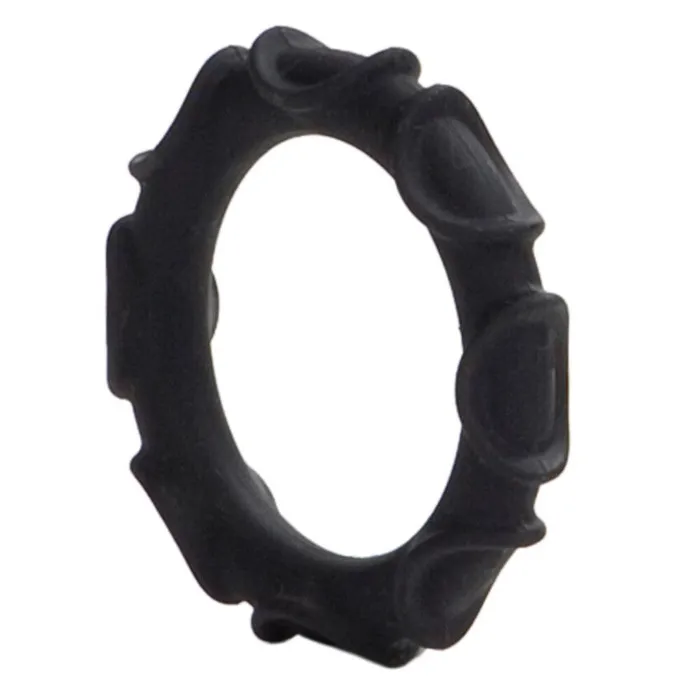 Atlas Silicone Cock Ring Black CalExotics Male Sex Toys Atlas Silicone Cock Ring Black CalExotics Male Sex Toys