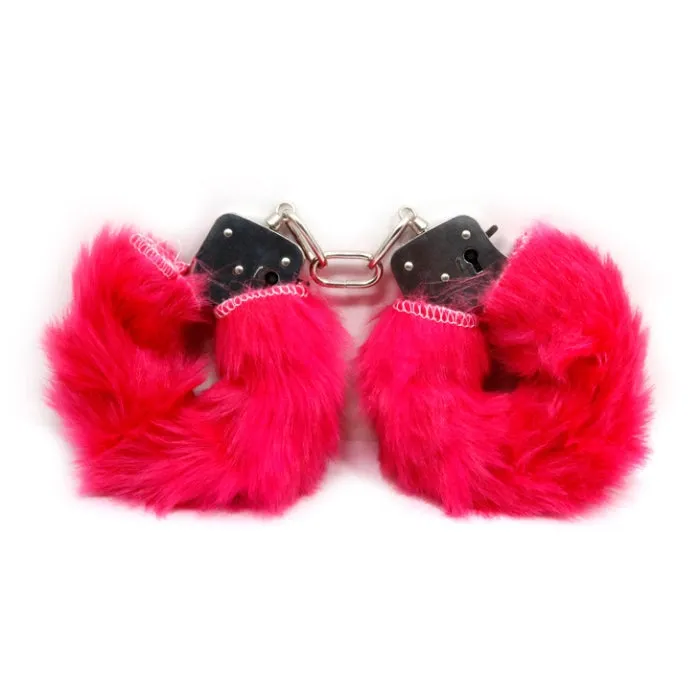 Baile Hand Cuffs Fluffy Pink PRE Vibrators Baile Hand Cuffs Fluffy Pink PRE Vibrators