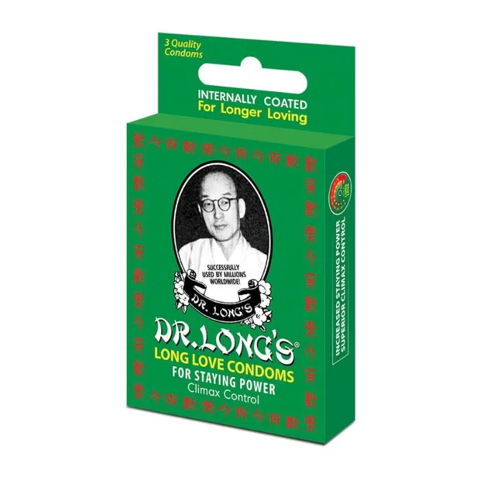 Dr Longs Long Love Condoms 3 Dr Longs Vibrators Dr Longs Long Love Condoms 3 Dr Longs Vibrators