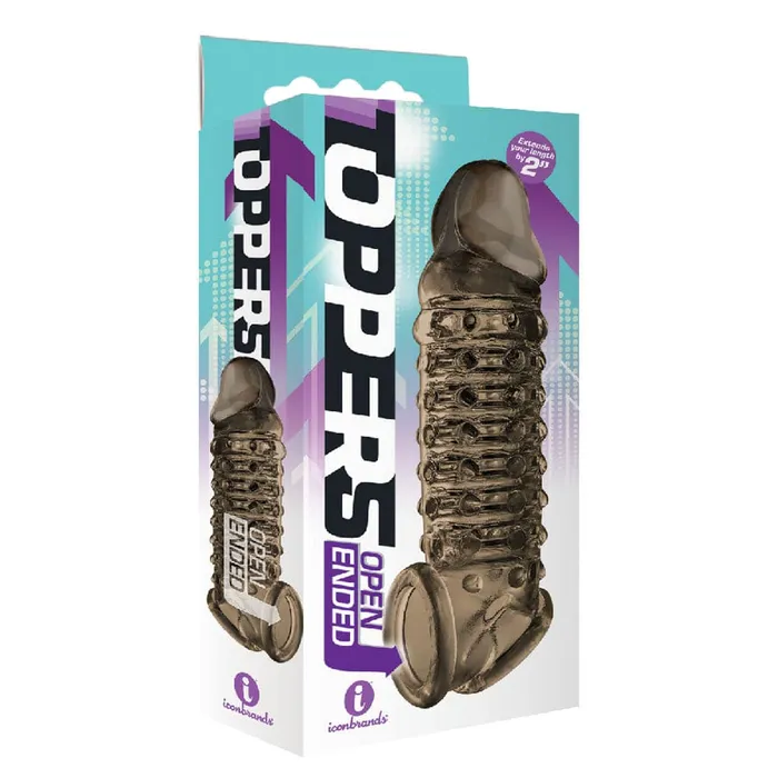Dildos Icon Brands The 9s Toppers Open Ended Extender Smoke Dildos Icon Brands The 9s Toppers Open Ended Extender Smoke