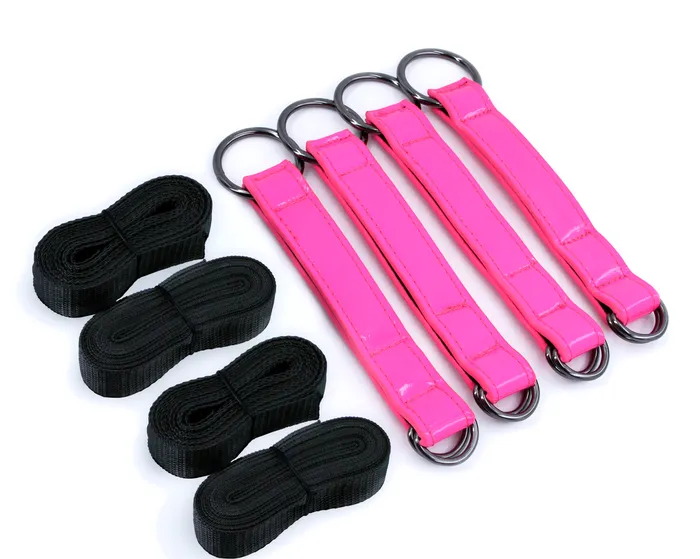 Electra Play Things Tie Down Straps Pink nsnovelties Vibrators Electra Play Things Tie Down Straps Pink nsnovelties Vibrators
