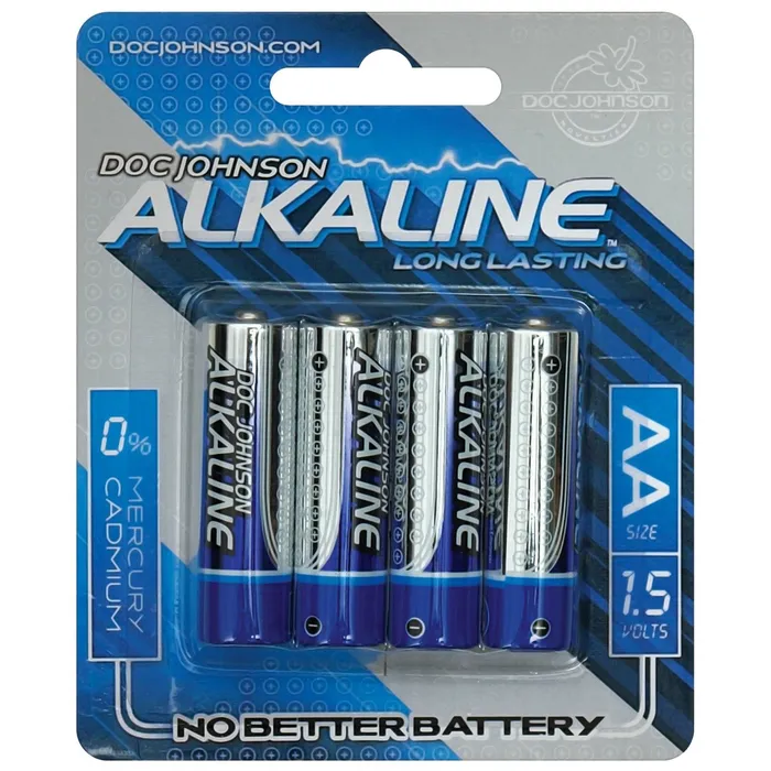 Enhancers nan Doc Johnson Alkaline Batteries AA 4 Pack