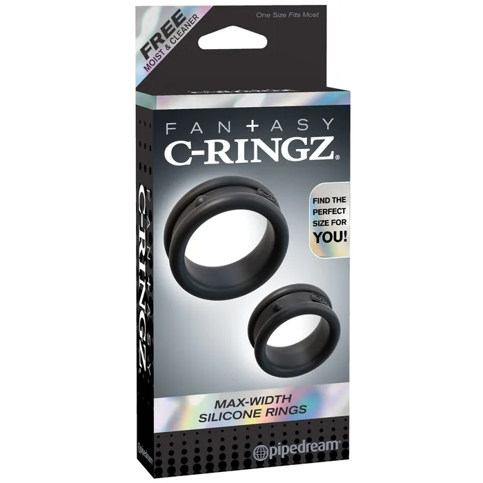 Male Sex Toys Pipedream Products Fantasy CRingz Max Width Silicone Cock Rings