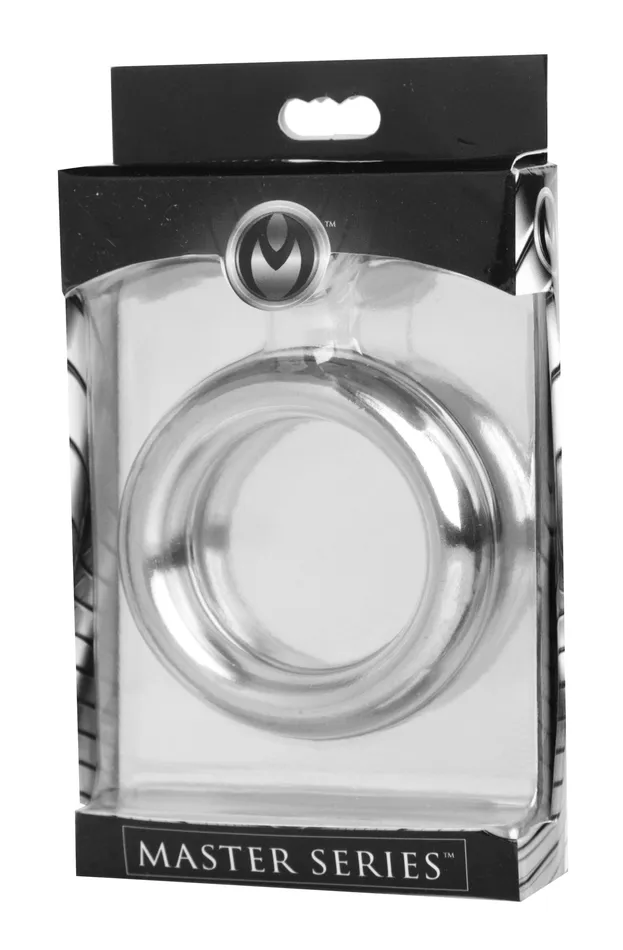 XR Brands Master Series Anal Stainless Steel Cockring 175Inch