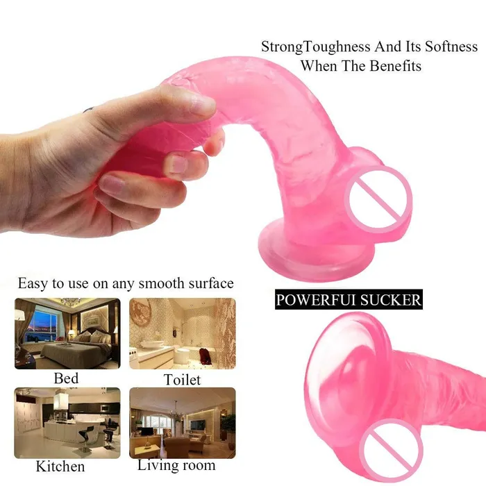 205cm Crystal Realistic Transparent Soft Dildo With Suction Cup Javaughn69ways Female Sex Toys 205cm Crystal Realistic Transparent Soft Dildo With Suction Cup Javaughn69ways Female Sex Toys