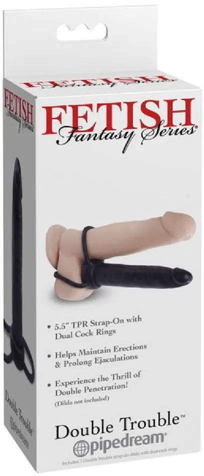 Anal Pipedreams Double Trouble Black
