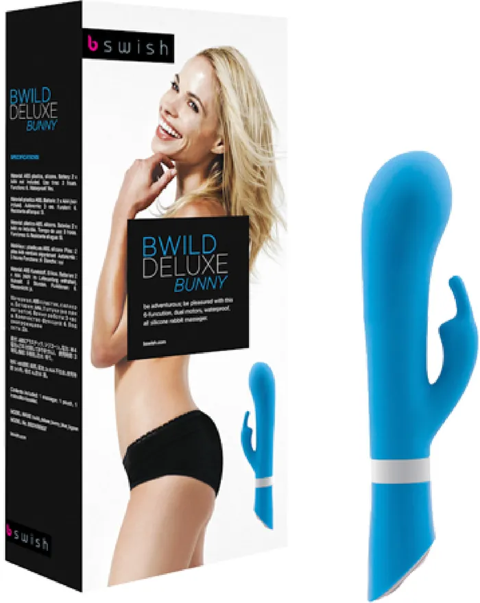 B Swish Vibrators BWILD Deluxe Bunny Multi Function Please Sex Toy by Bswish Blue Lagoon Blue B Swish Vibrators BWILD Deluxe Bunny Multi Function Please Sex Toy by Bswish Blue Lagoon Blue