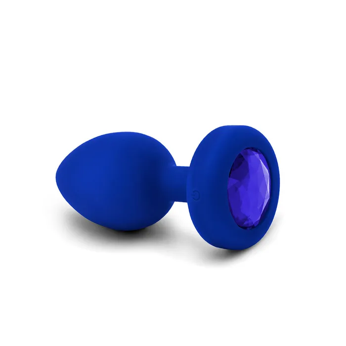 BVibe Anal BVibe Vibrating Jewel Plug LXL Blue Sapphire BVibe Anal BVibe Vibrating Jewel Plug LXL Blue Sapphire