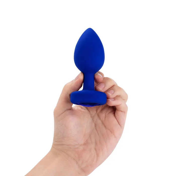 BVibe Anal BVibe Vibrating Jewel Plug LXL Blue Sapphire BVibe Anal BVibe Vibrating Jewel Plug LXL Blue Sapphire