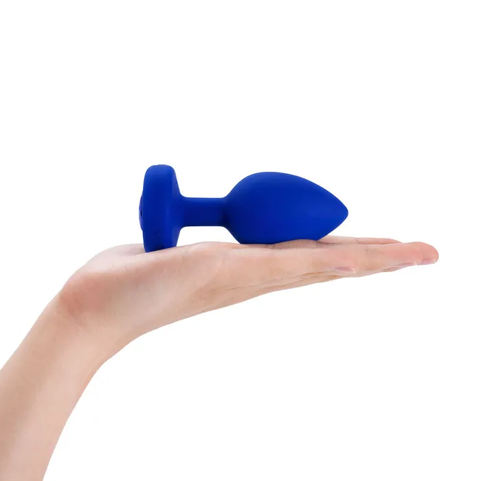 BVibe Anal BVibe Vibrating Jewel Plug LXL Blue Sapphire BVibe Anal BVibe Vibrating Jewel Plug LXL Blue Sapphire