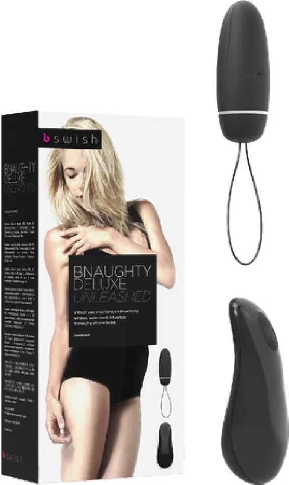 BNaughty Deluxe Unleashed Multi Function Vibrator pleasure Sex Toy by Bswish Black B Swish Vibrators