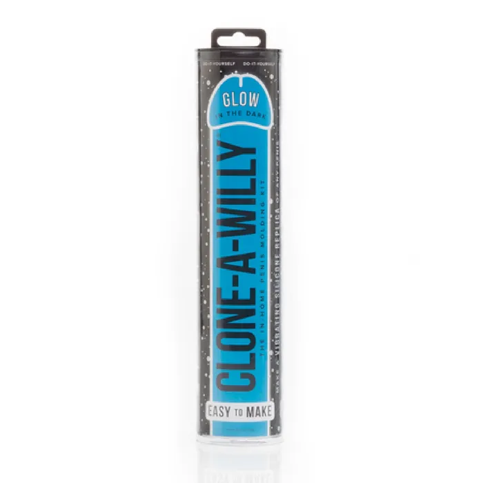 Empire Labs Vibrators CloneAWillie Vibrator Glow In The Dark Blue Sex Toy Adult Pleasure