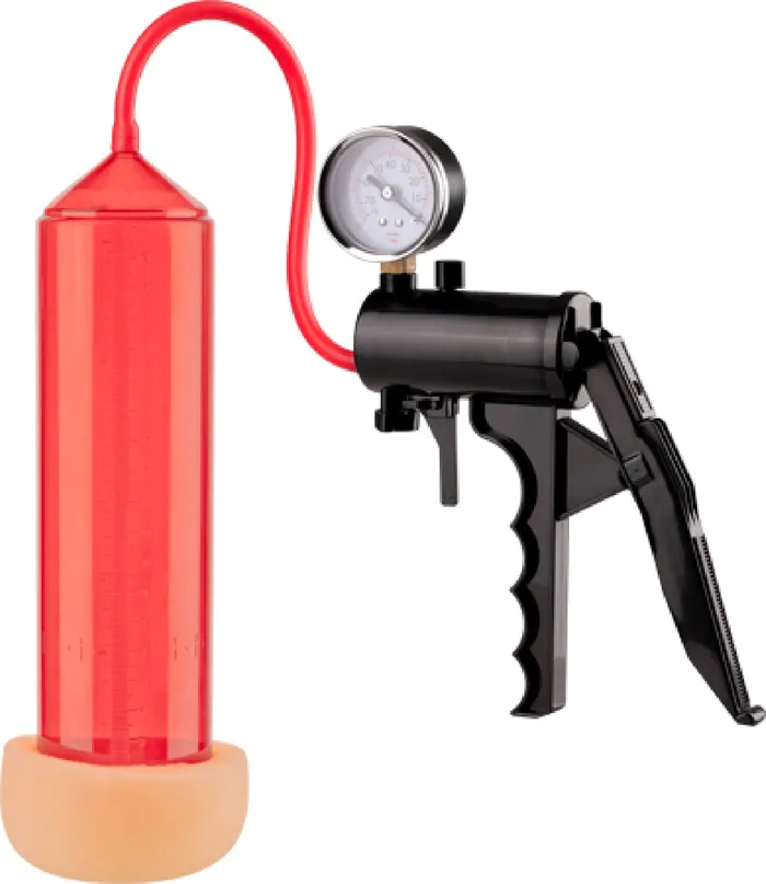 Lust Pumper 8 Pump W Gauge Mouth Red Sex Toy Adult Pleasure Nanma Vibrators