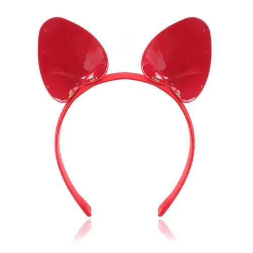 Shiny Vegan Leather Animal Ears Touch of Fur Restraints