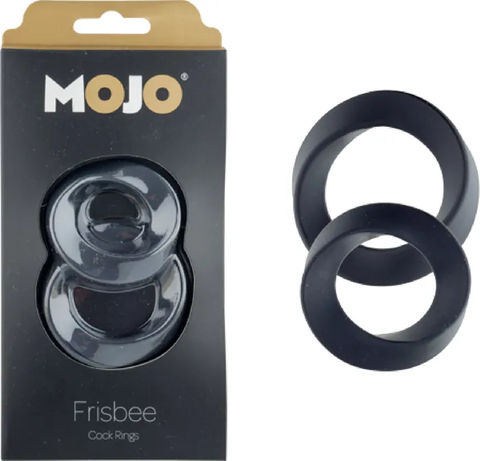 Vibrators Seven Creations Frisbee Cockrings Black Sex Toy Adult Pleasure