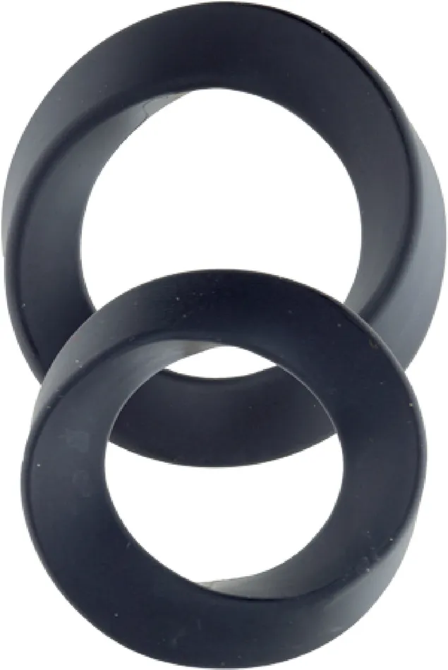 Vibrators Seven Creations Frisbee Cockrings Black Sex Toy Adult Pleasure