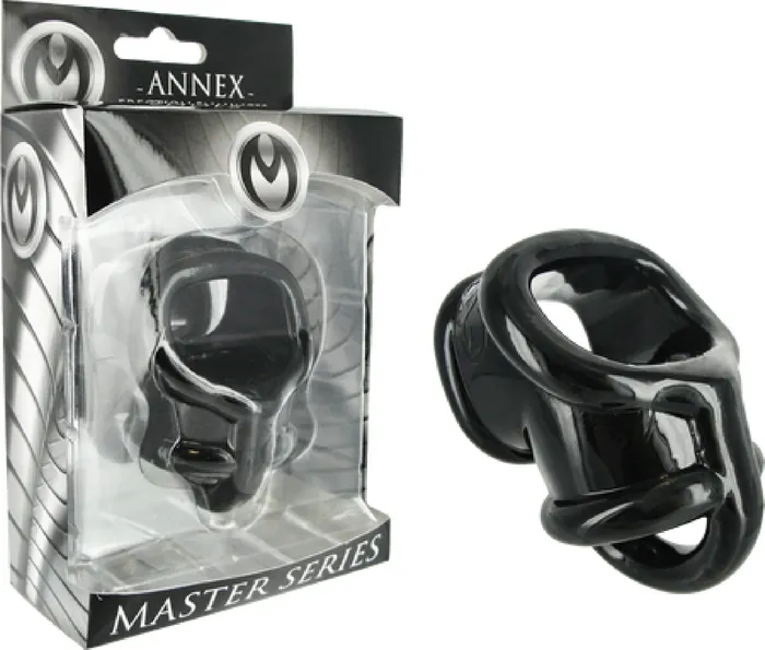 XR Brands Anal Annex Erection Enhancer TStyle Divider Black