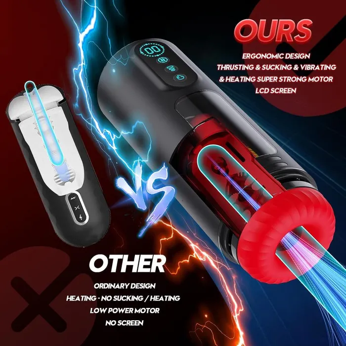 Automatic Male Masturbator Cup Penis Pump with 9 Sucking Thrusting Pocket Pussy Blowjob soniker Male Sex Toys