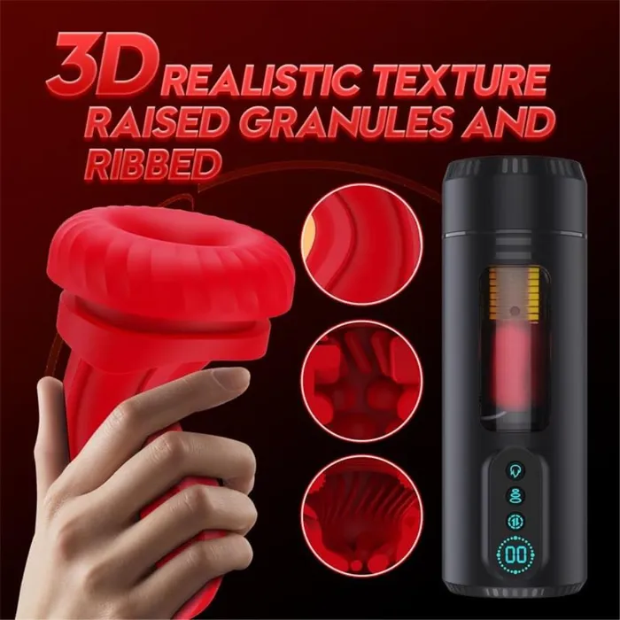 Automatic Male Masturbator Cup Penis Pump with 9 Sucking Thrusting Pocket Pussy Blowjob soniker Male Sex Toys