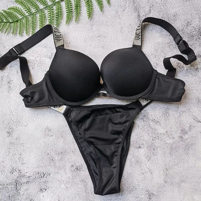 STRAWBERRYPOSH Vibrators Sexy Rhinestone Bras STRAWBERRYPOSH Vibrators Sexy Rhinestone Bras