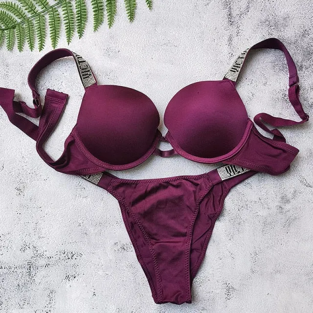 STRAWBERRYPOSH Vibrators Sexy Rhinestone Bras STRAWBERRYPOSH Vibrators Sexy Rhinestone Bras
