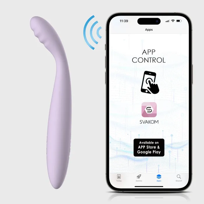 Svakom Cici 2 AppControlled Slim GSpot Vibrator Svakom Vibrators