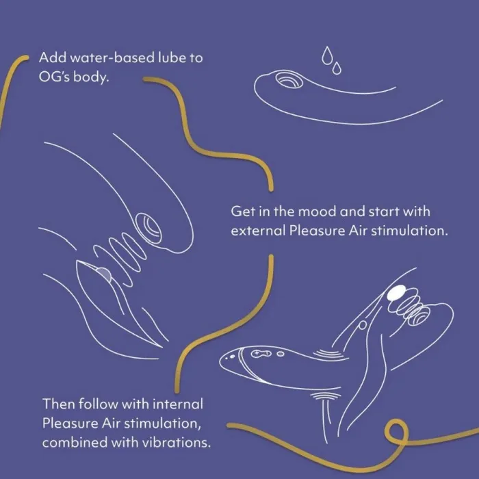 Vibrators Womanizer OG Pleasure Air GSpot Vibrator Womanizer