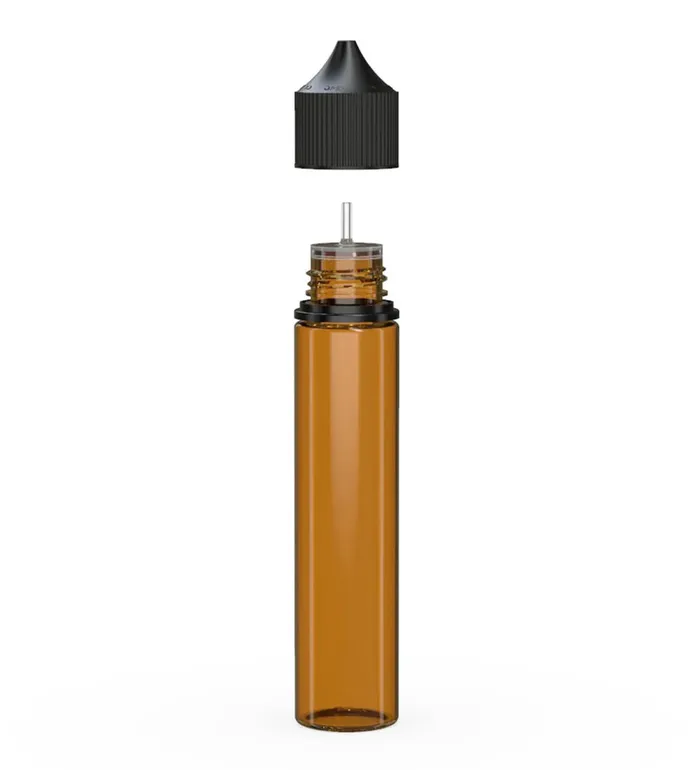 Anal Chubby Gorilla Chubby Gorilla 75ML Unicorn Bottle V3 Translucent Amber BottleBlack Cap