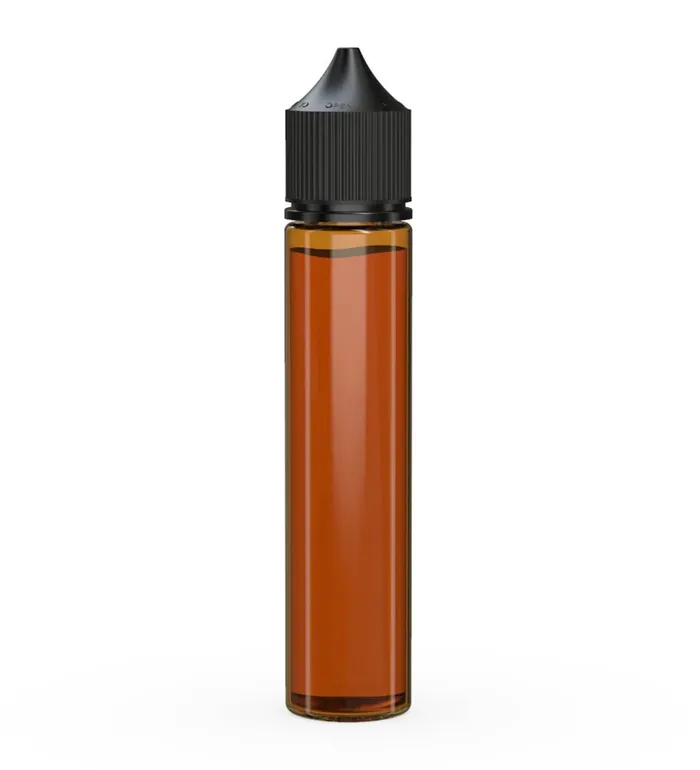 Anal Chubby Gorilla Chubby Gorilla 75ML Unicorn Bottle V3 Translucent Amber BottleBlack Cap