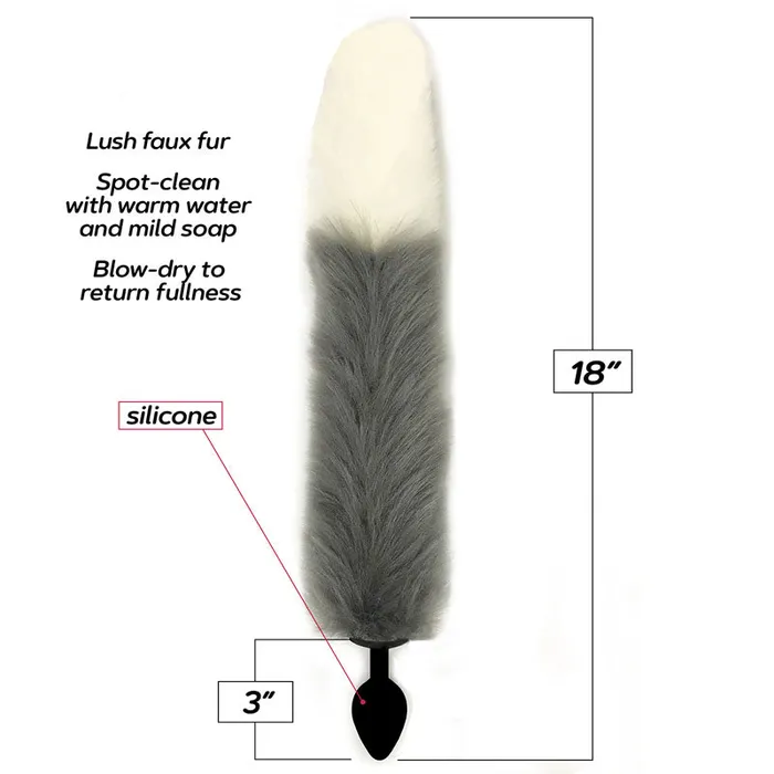 Anal Icon Brands Foxy Fox Tail Silicone Butt Plug Anal Icon Brands Foxy Fox Tail Silicone Butt Plug